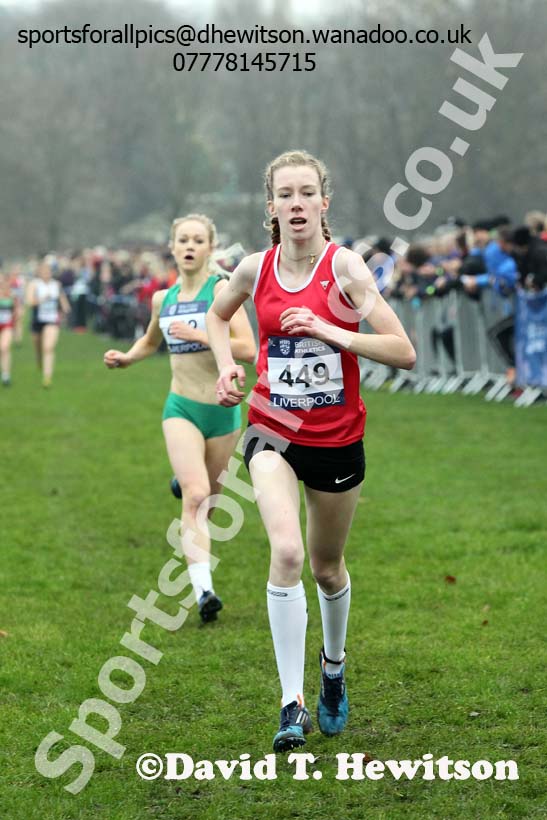 Women's under-17s and under-20s European Cross Country Trials, Sefton Park, Liverpool. Photo: David T. Hewitson/Sports for All Pics